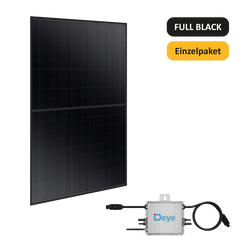 Balkonkraftwerk (1 Modul) 420W - Komplettset Premium Full Black Edition